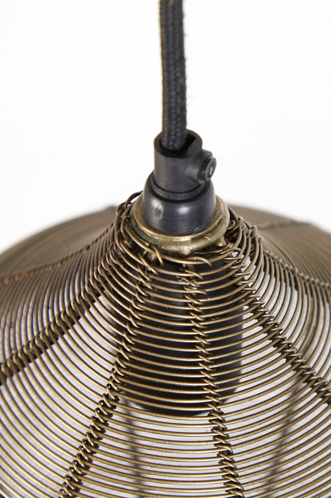 Light & Living - Hanglamp 'Alvaro' (5 stuks, glas, Antique Bronze)