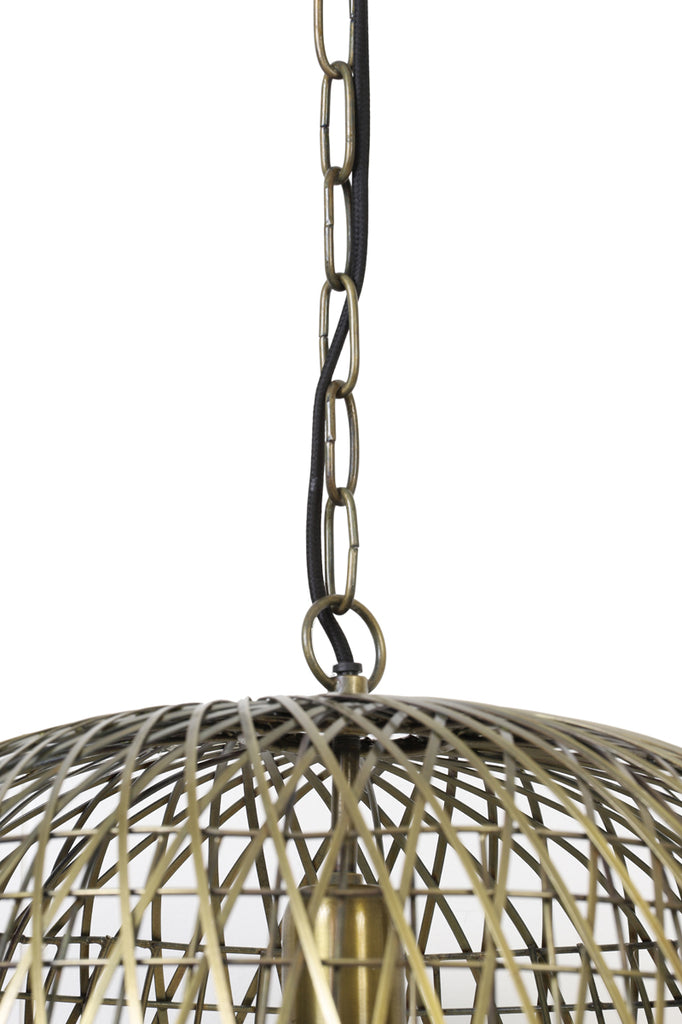 Light & Living - Hanglamp 'Alwina' (Maat M, Antique Bronze)