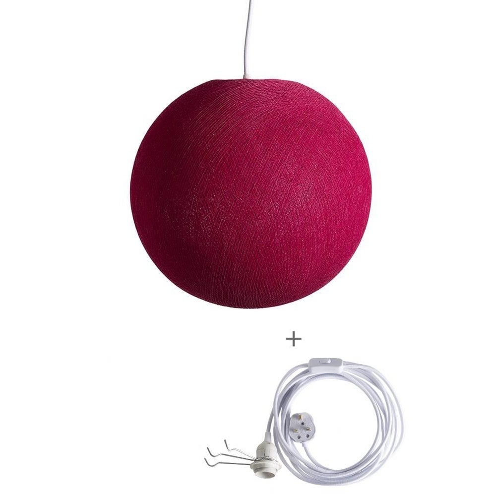 Cotton Ball Lights - Wandering Lamp - Cyclaam - 41 cm (XL)