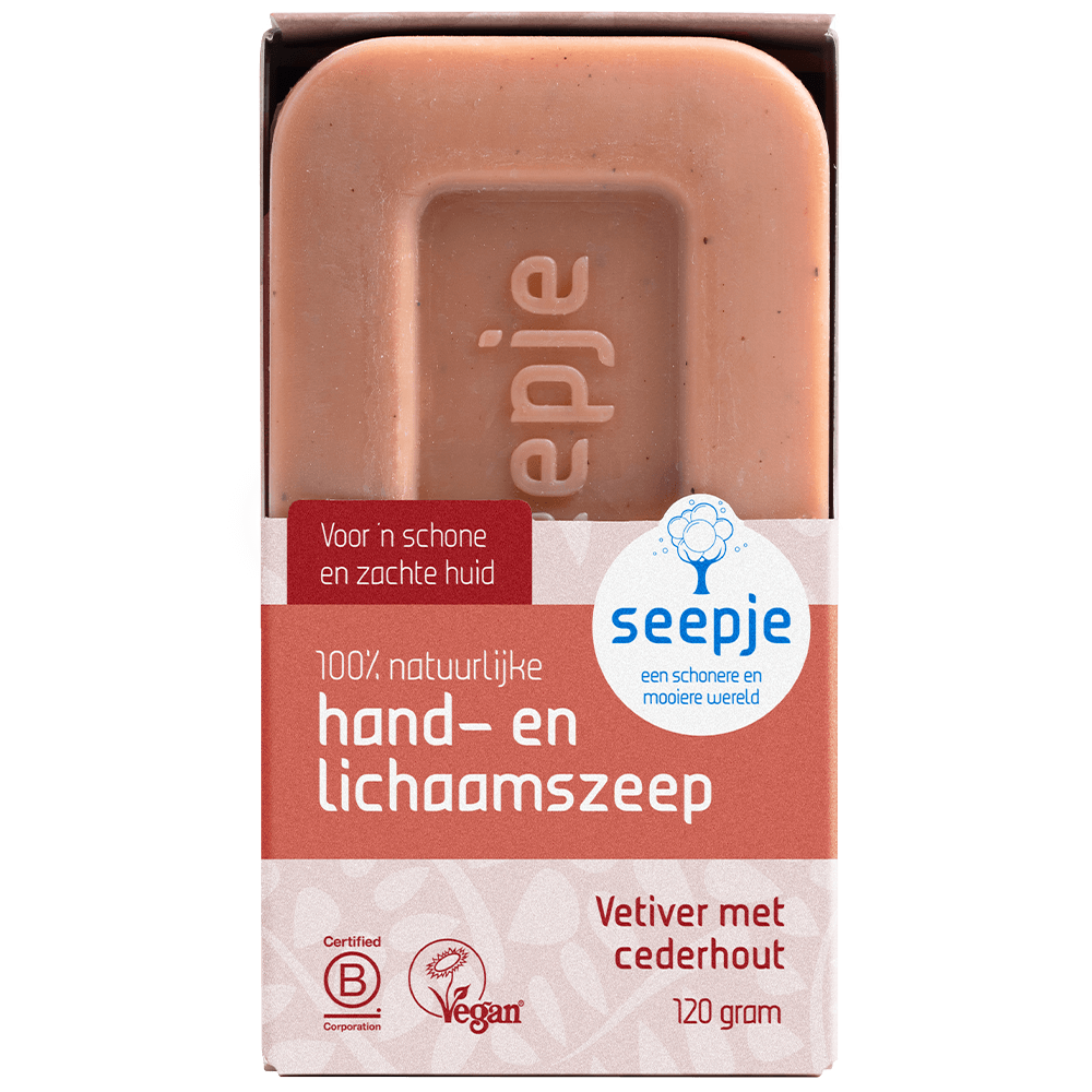 Seepje - Handzeep | Vetiver met Cederhout