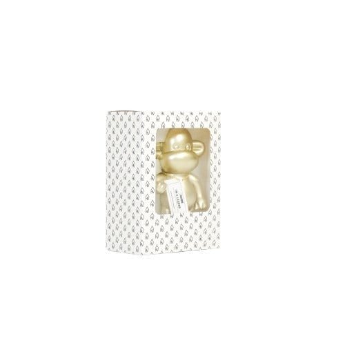 Housevitamin - Ornament - hang losse aap beeldje 'de legende' - polyresin - goud - 11x7x19cm
