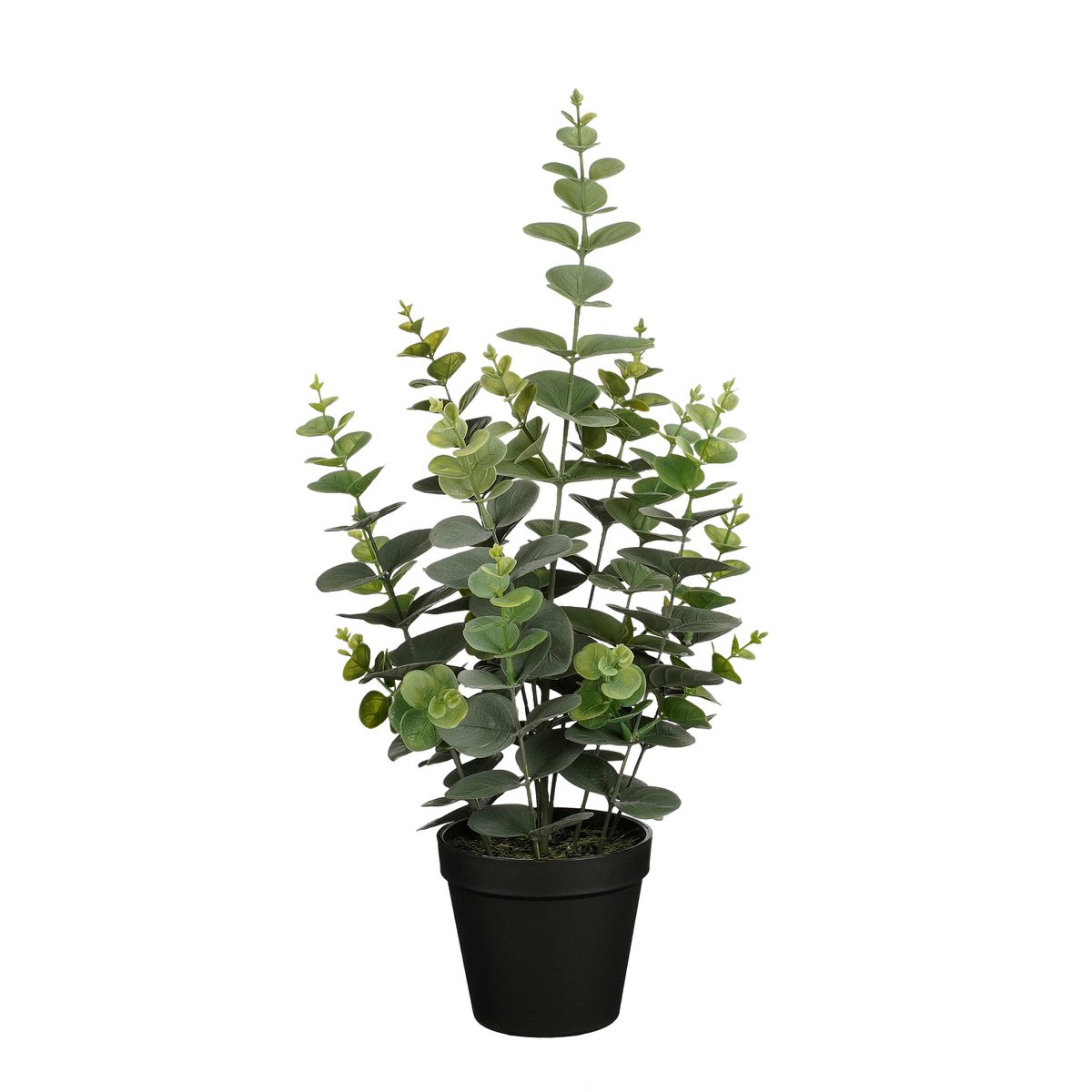 Mica Decorations - Eucalyptus Kunstplant in Bloempot - H53 x Ø23 cm - Groen