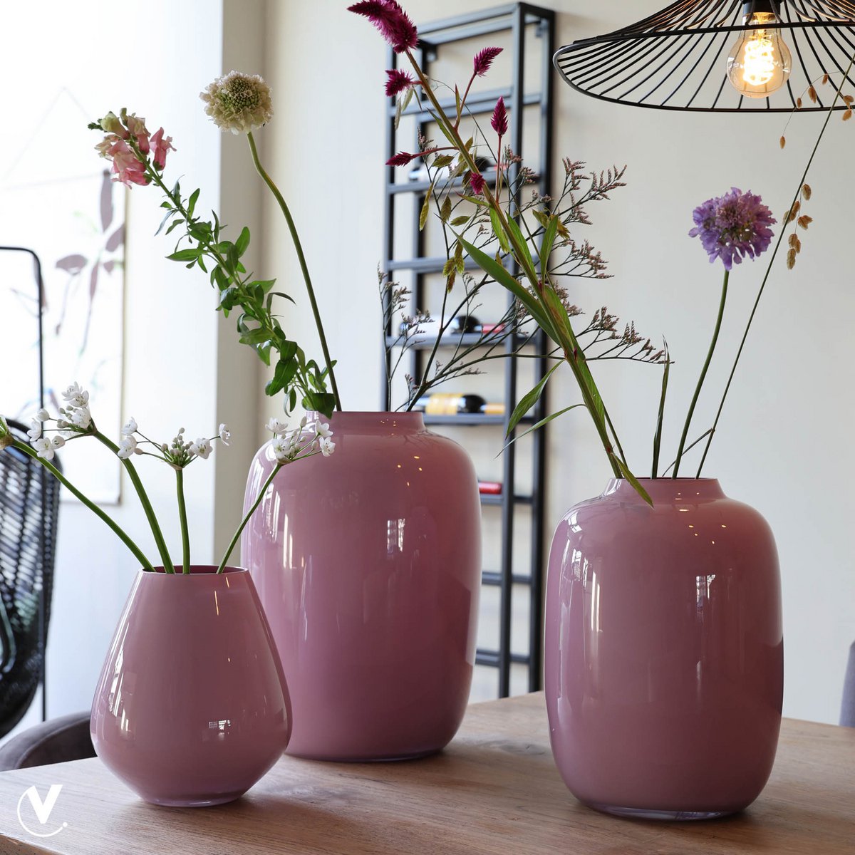 Vase the World - Vaas - Artic light pink