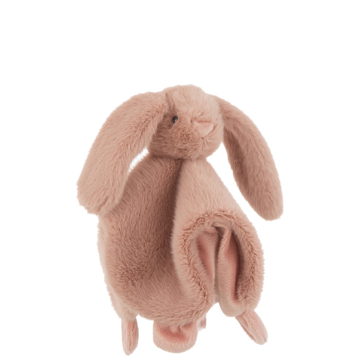 J-Line - Pluche Doudou Konijn - Polyester - Roze