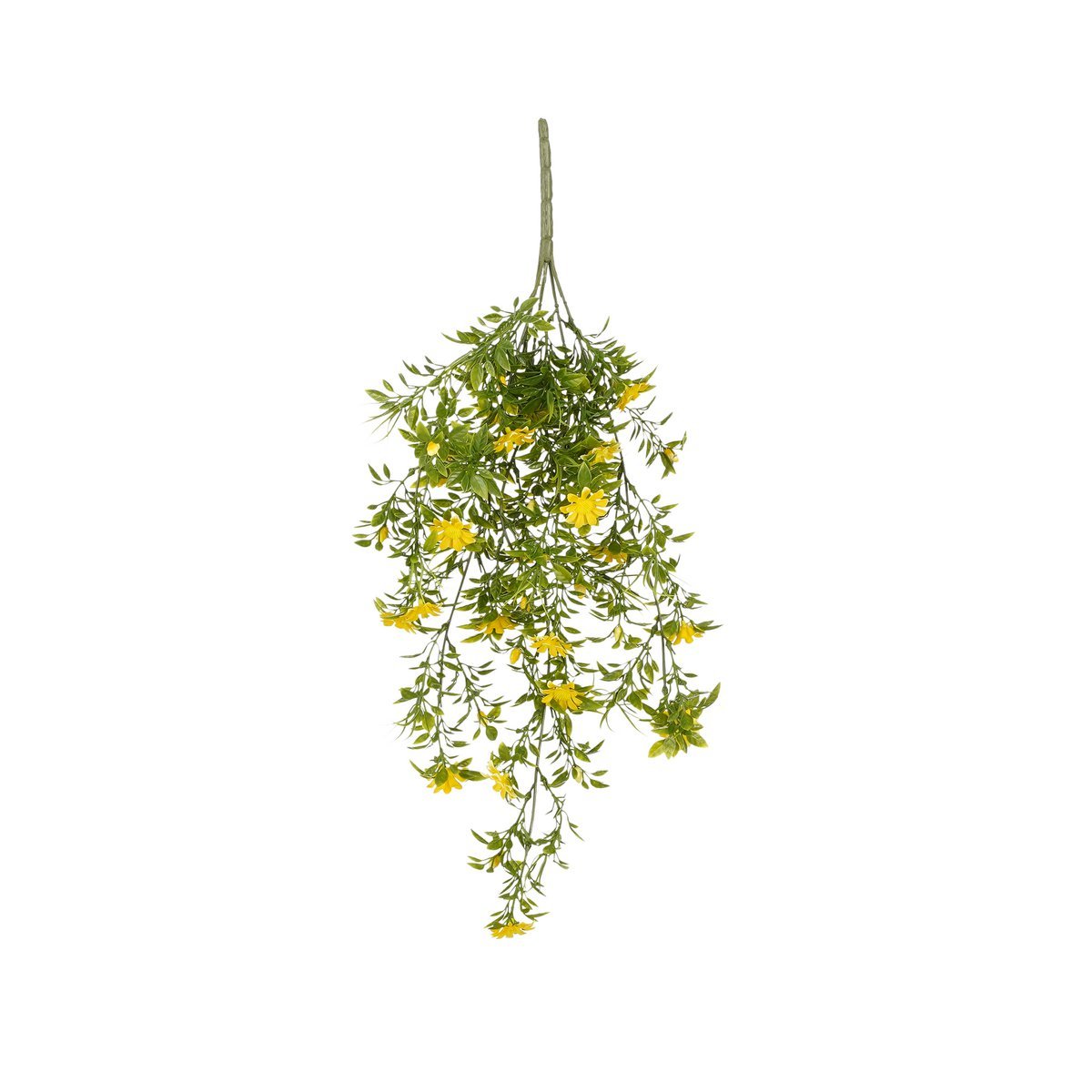 Mica Decorations - Margriet Kunst Hangplant - H60 cm - Geel