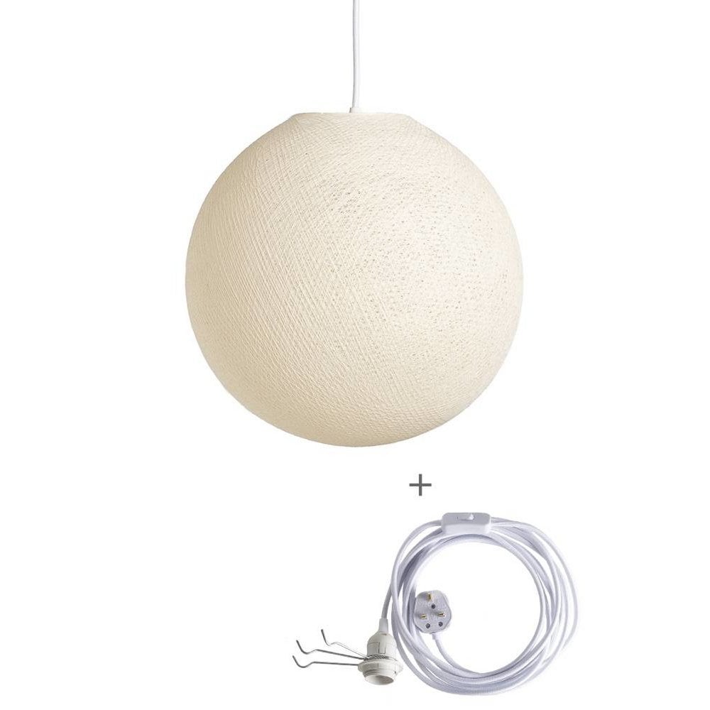 Cotton Ball Lights - Wandering Lamp - Shell - 31 cm (M)