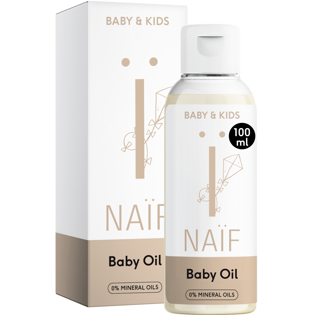 Naïf - Verzachtende Babyolie 100ml