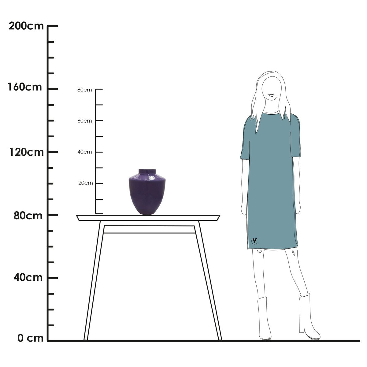 Vase the World - Vaas - Tugela purple