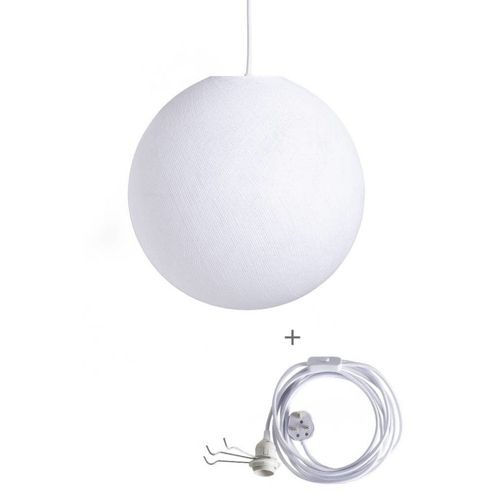 Cotton Ball Lights - Wandering Lamp - White - 31 cm (M)