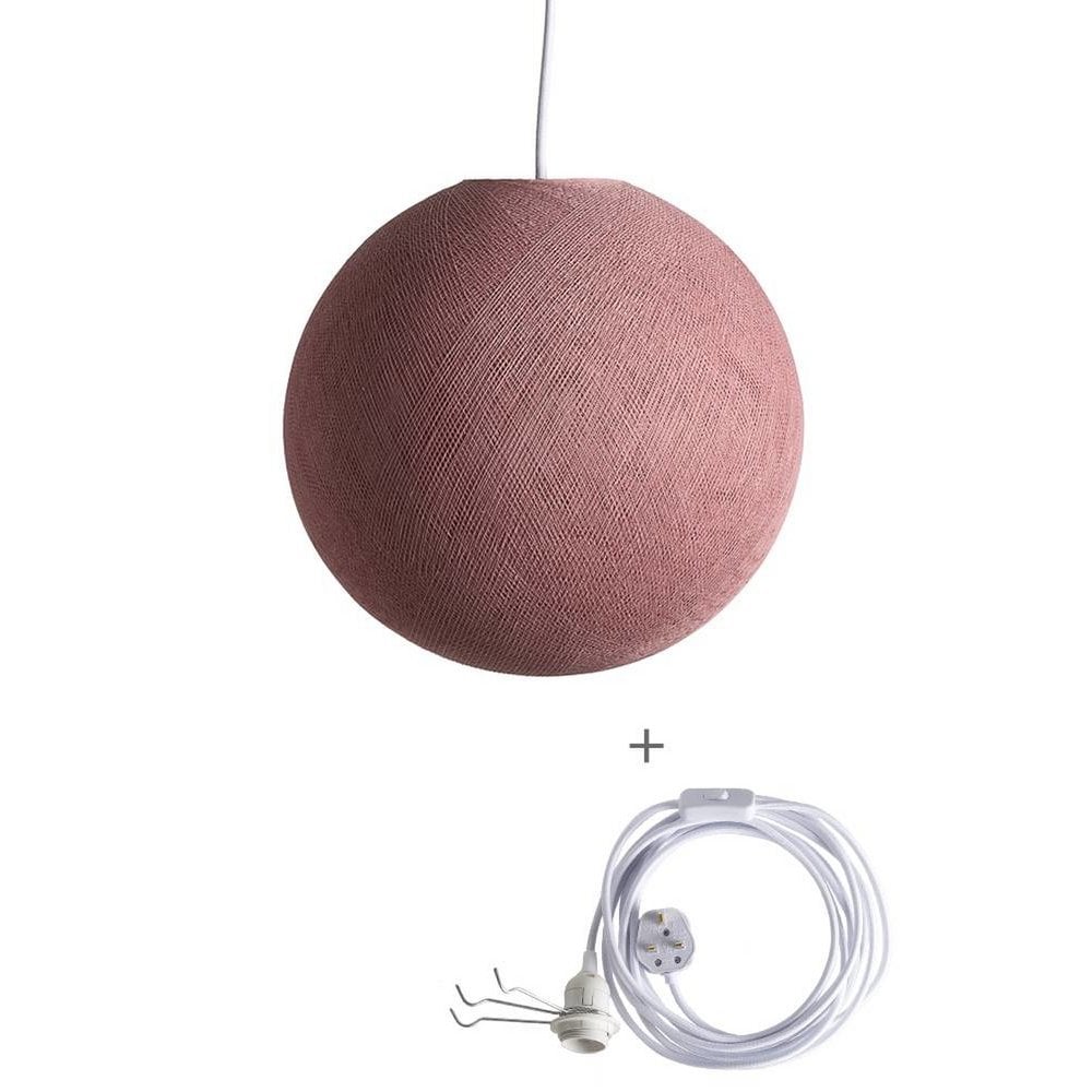 Cotton Ball Lights - Wandering Lamp - Dirty Rose - 41 cm (XL)