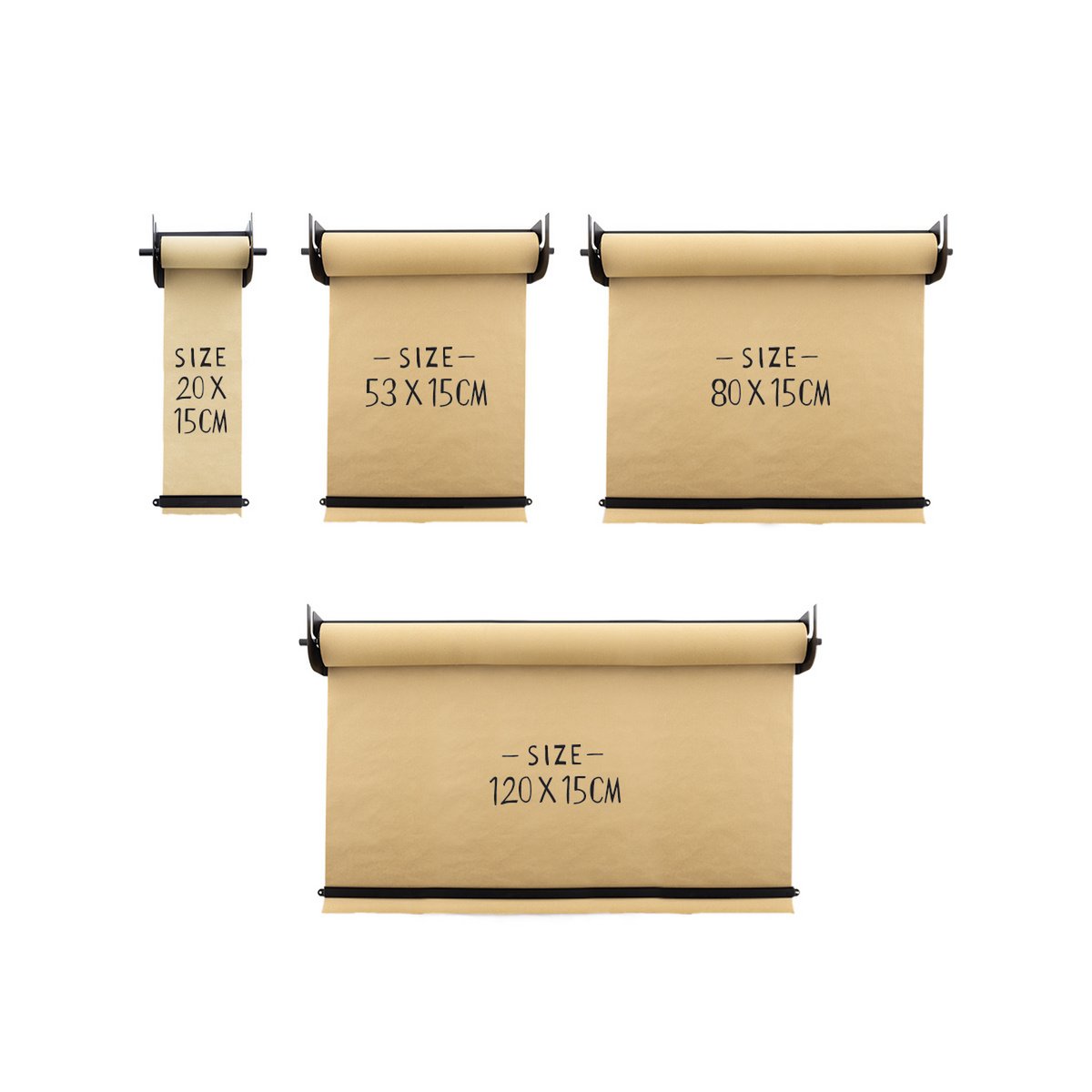 LEDR - Kraft Paper Roller - Zwart - M