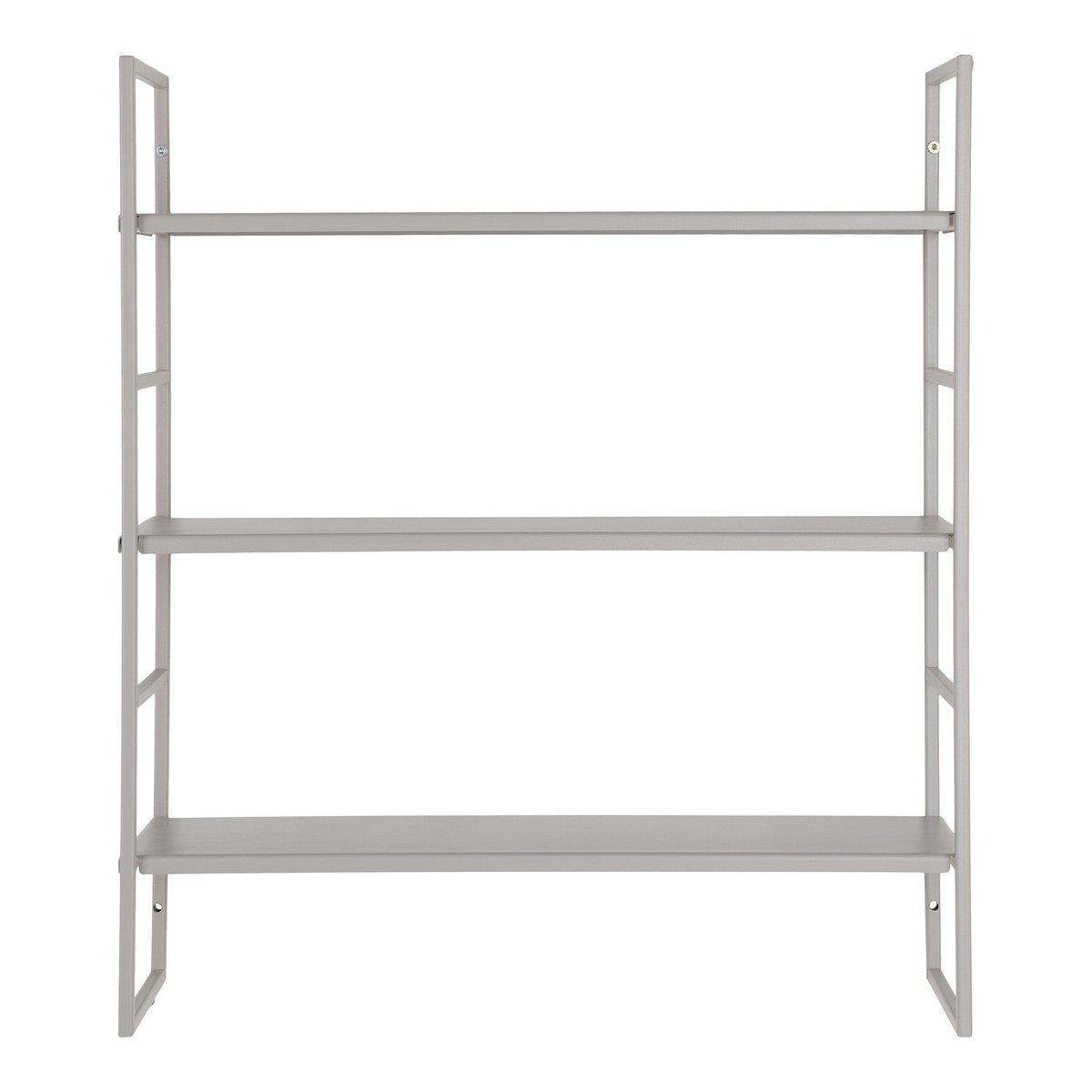 House Nordic - Beja Shelves - Planken, staal, koel grijs, 3 planken, 48x17x55 cm