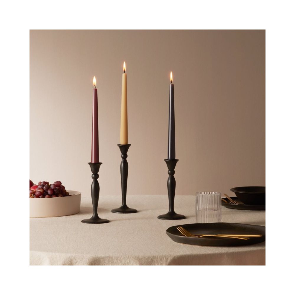 Bolsius - Gotische kaarsen - 245/24 - 4 stuks per verpakking - Fresh Olive