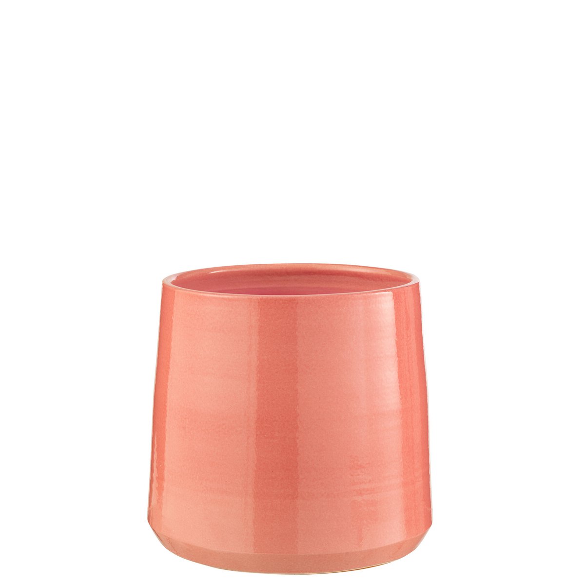 J-Line - Bloempot Rond - Keramiek - Roze - Extra Small