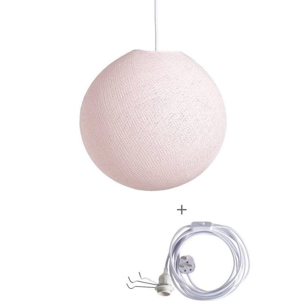 Cotton Ball Lights - Wandering Lamp - Light Pink - 36 cm (L)