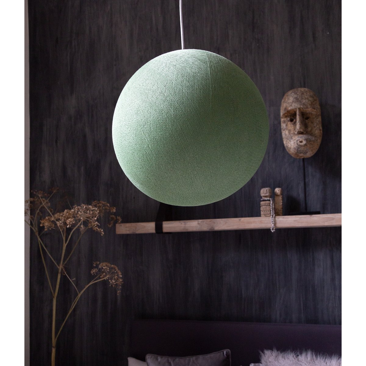 Cotton Ball Lights - Hanglamp - Powder Green - M (31cm)