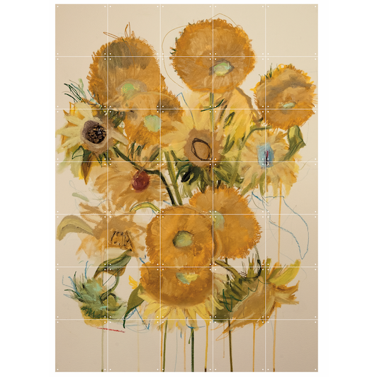 IXXI - Sunflowers Vincent -Wall art - Poster - Wall Decoration - L - 120 x 160