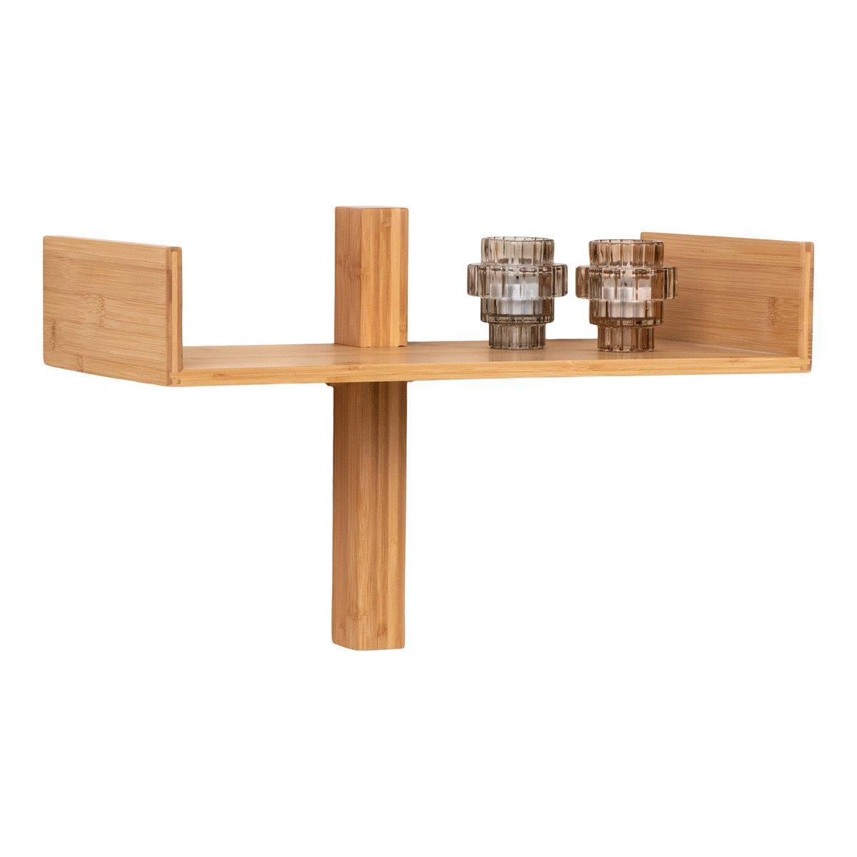 House Nordic - Villa Shelf - Wandplank, bamboe, naturel 50x36 cm