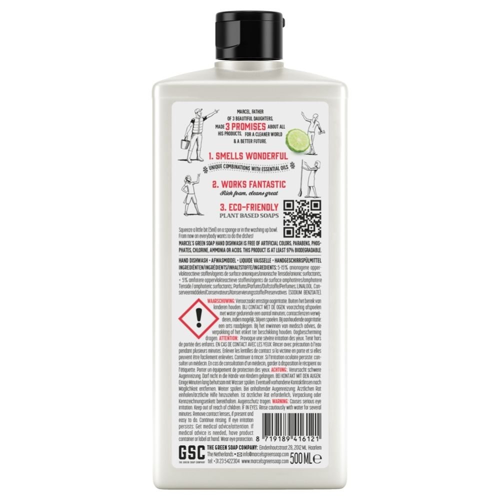 Marcel's Green Soap Afwasmiddel Radijs & Bergamot (500ml)