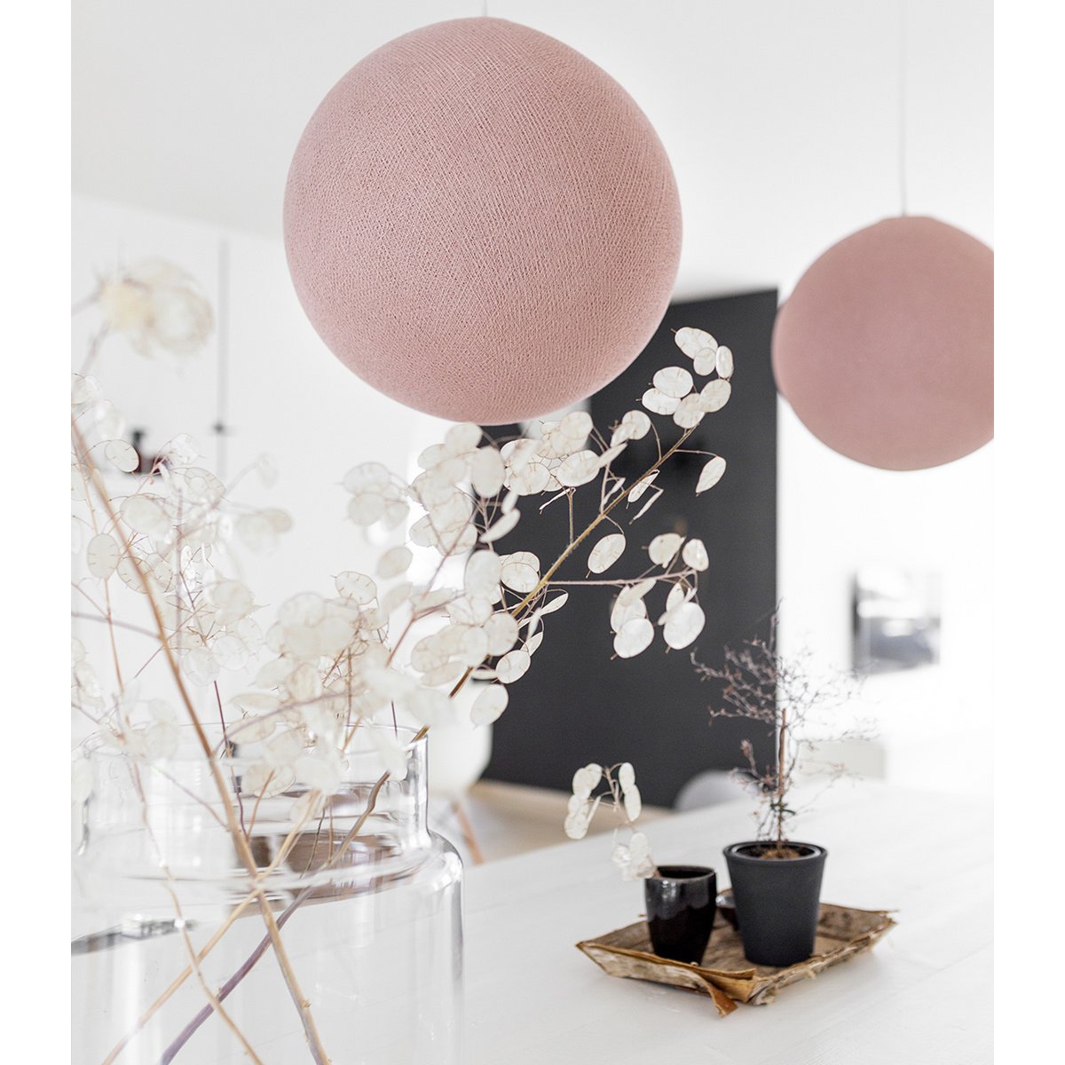 Cotton Ball Lights - Hanglamp - Pale Pink - L (36cm)