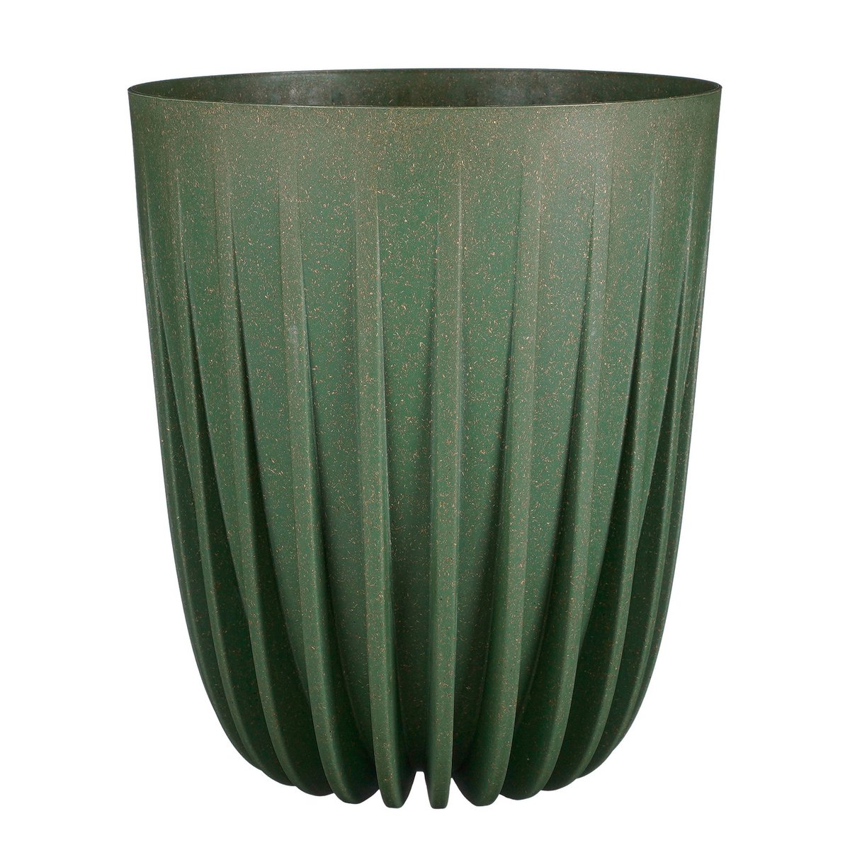 Mica Decorations - Lungo Bloempot - H46 x Ø39 cm - Polypropyleen - FSC Mix - Groen