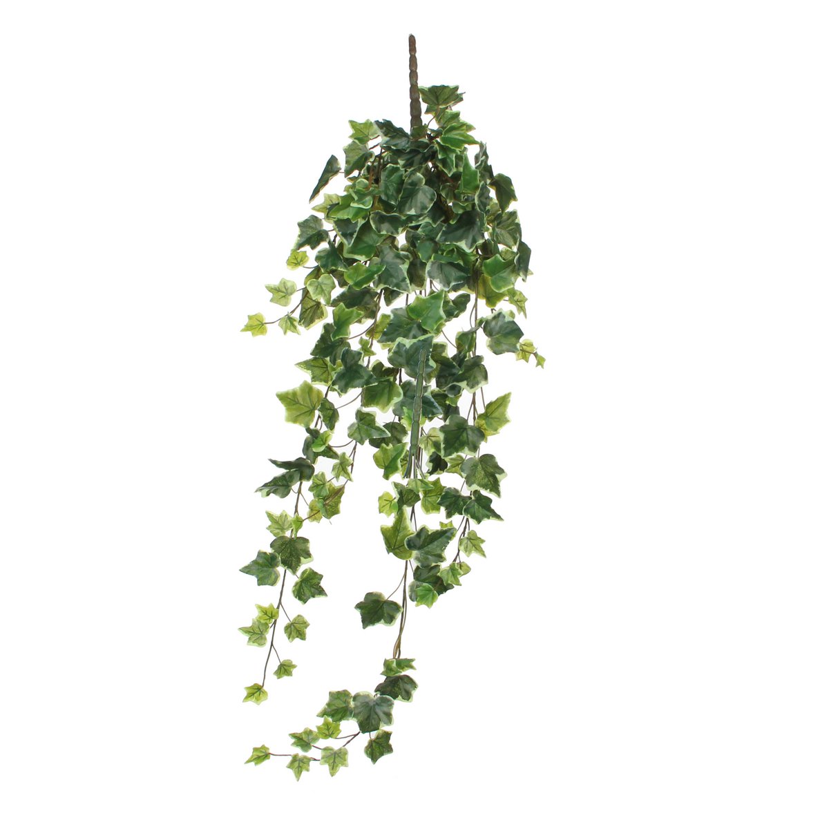 Mica Decorations - Hedera Kunst Hangplant - H86 cm - Groen Bont