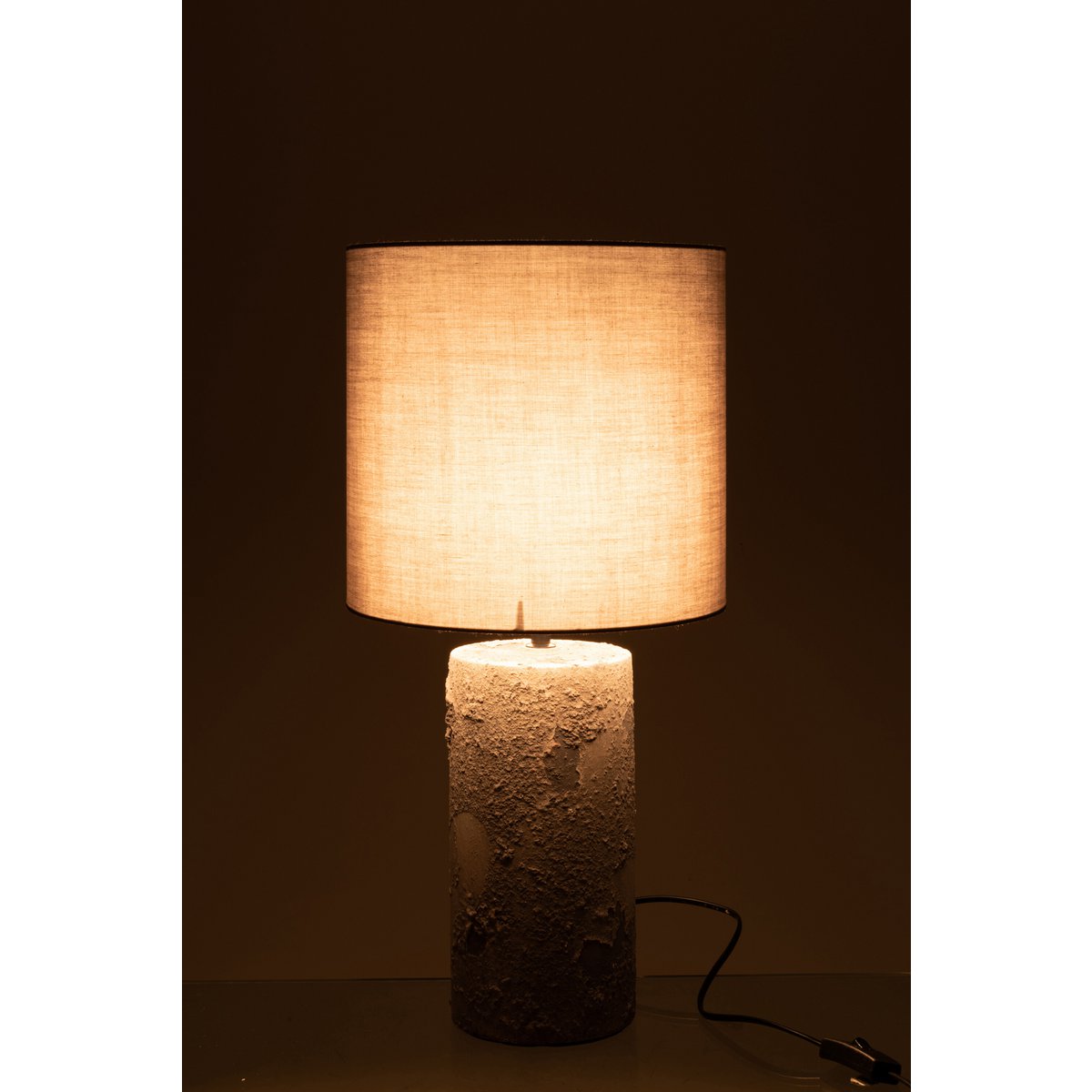 J-Line - Lamp Greta - Aardewerk - Grijs - Small