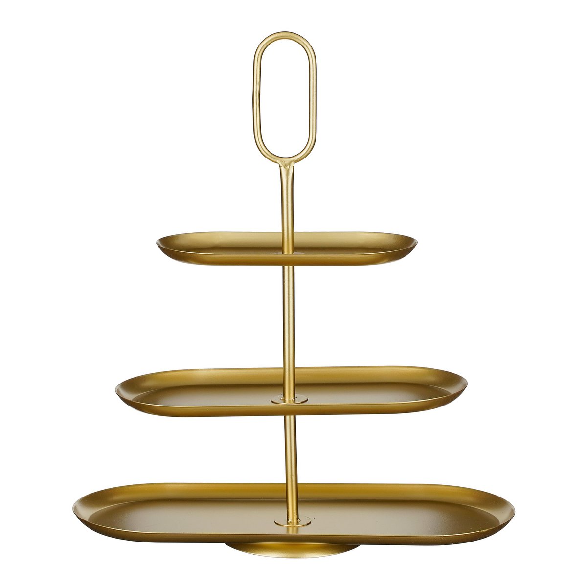 Mica Decorations - Rama Etagere 3 Laags - L48 x B20 x H55 cm - Metaal - Goud