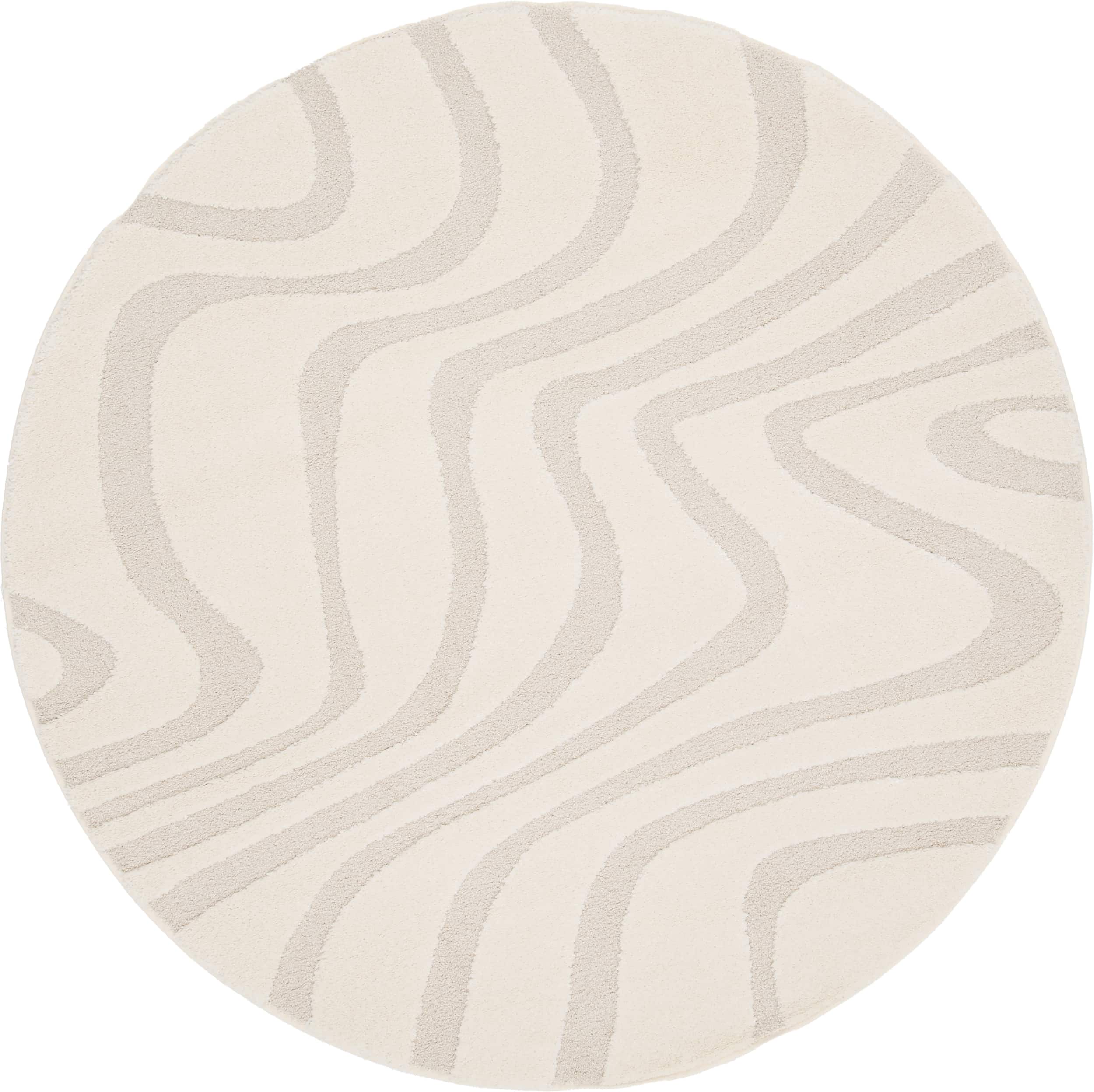 By Javy - Vloerkleed Coco Storm  - kleur creme-creme