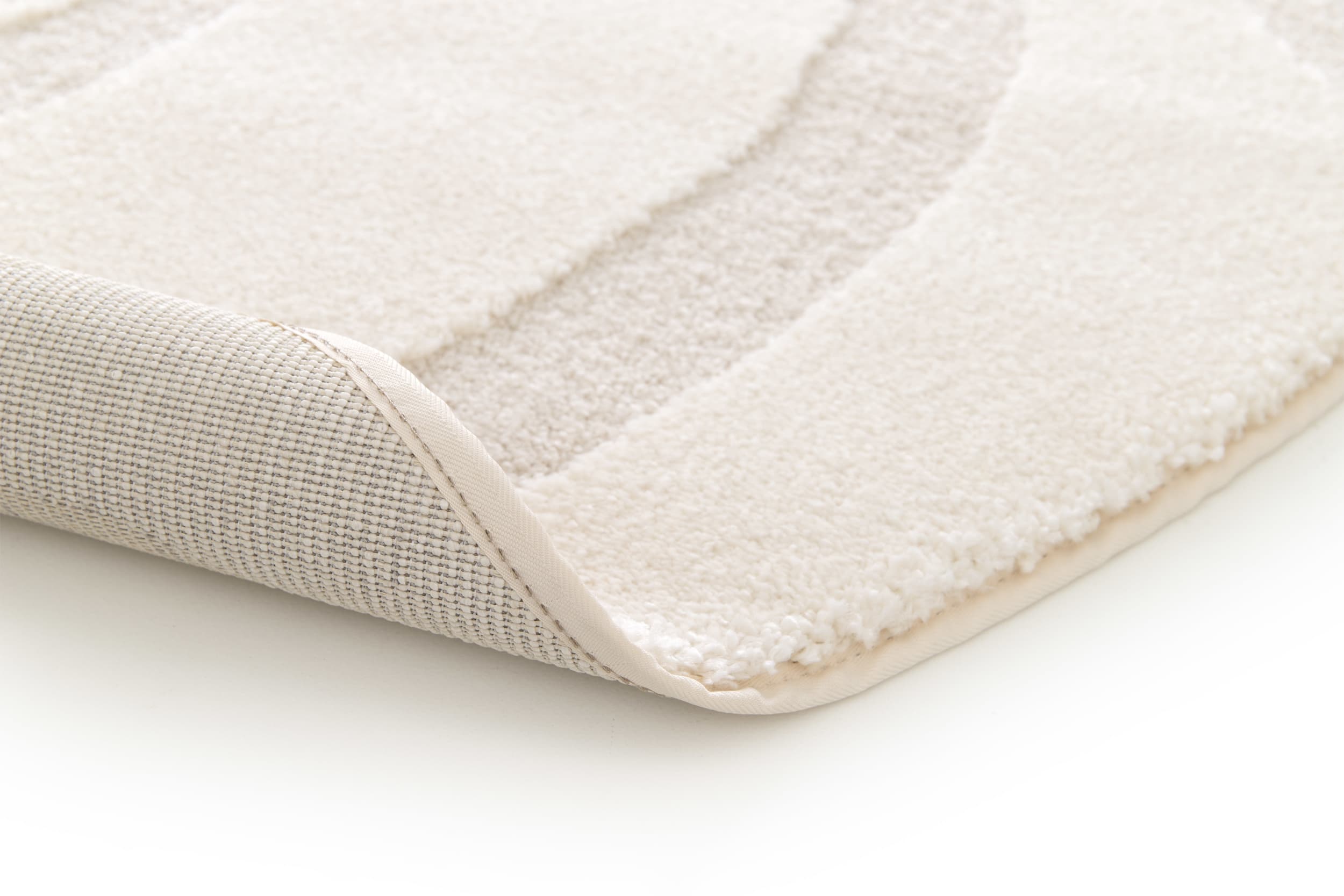 By Javy - Vloerkleed Coco Storm  - kleur creme-creme