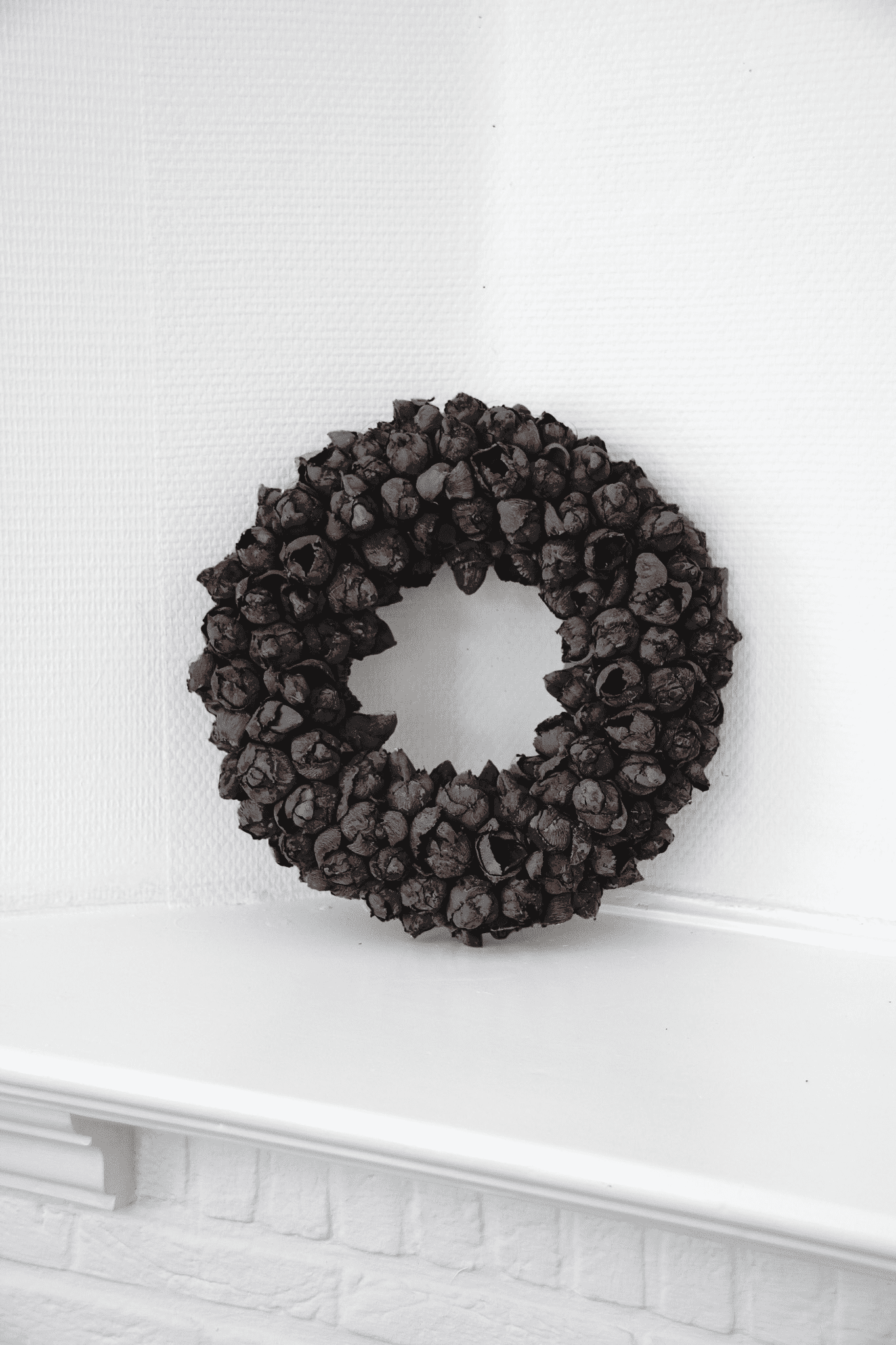 Maison d'Abri - Krans 'Coco Fruit' (Ø30cm, Black)