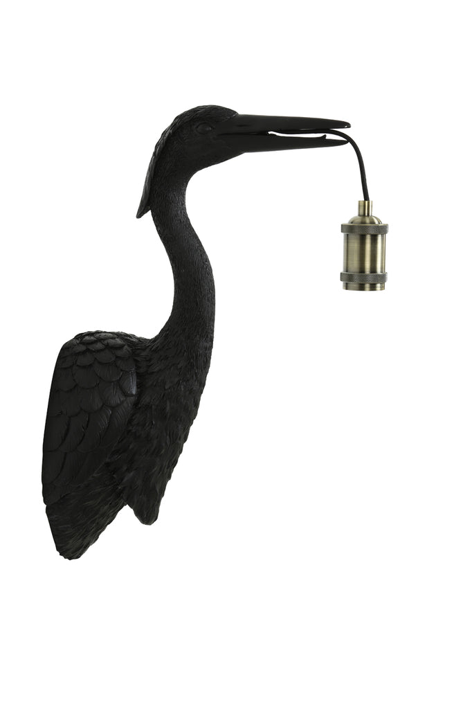 Light & Living - Wandlamp 'Crane' (Matzwart)