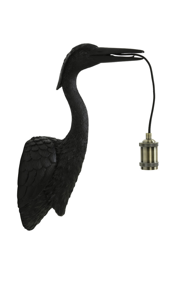 Light & Living - Wandlamp 'Crane' (Matzwart)