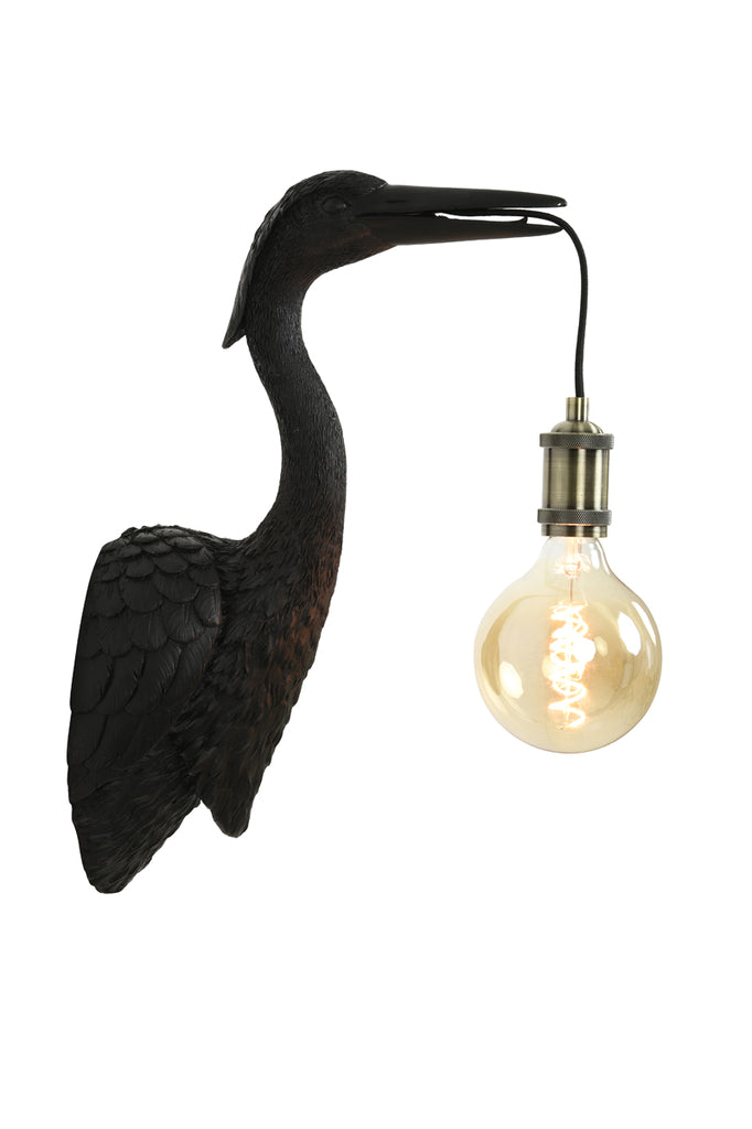 Light & Living - Wandlamp 'Crane' (Matzwart)