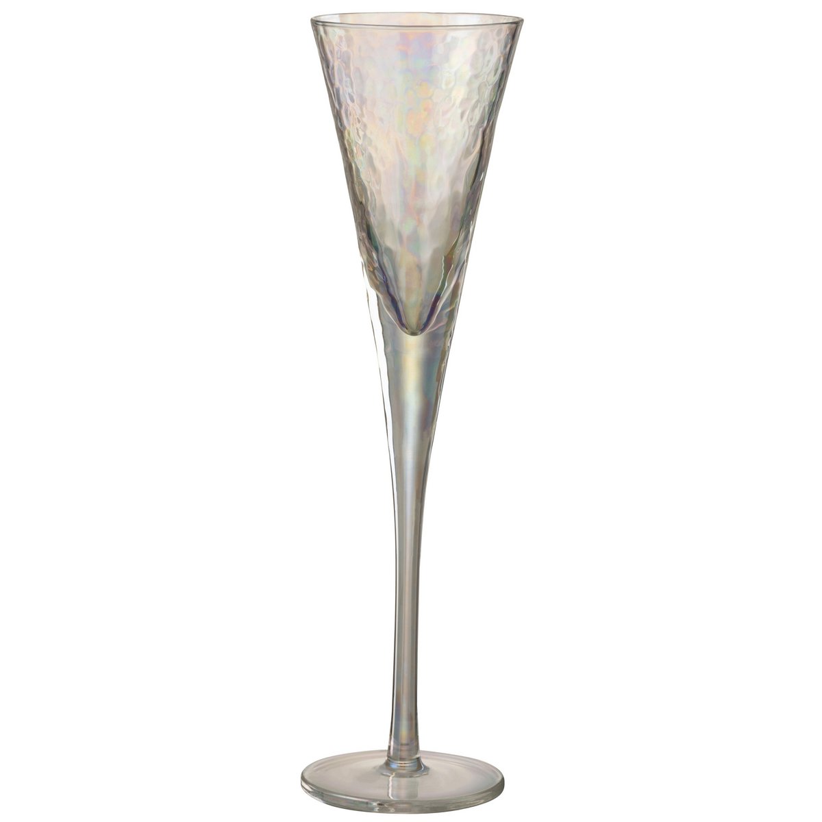 J-Line - Champagneglas Oneffen - Glas