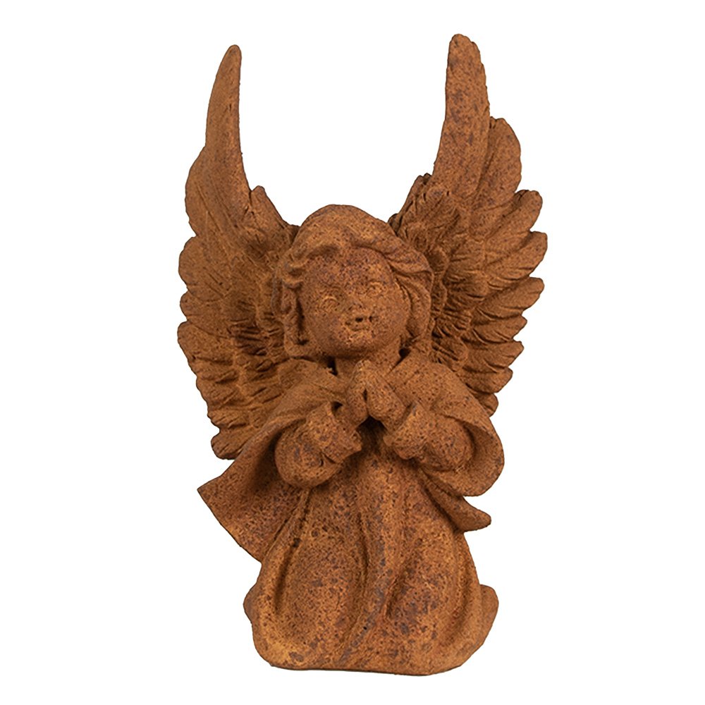 Clayre & Eef - Decoratie Beeld Bruin, Polyresin 13x8x19 cm