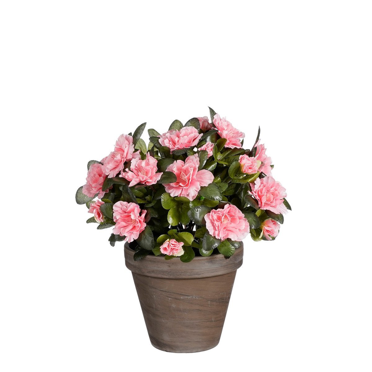 Mica Decorations - Azalea Kunstplant in Bloempot Stan - H31 x Ø26 cm - Perzik