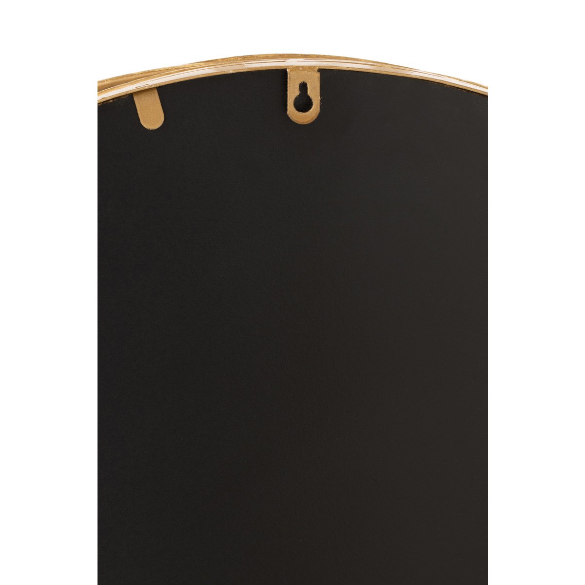 J-Line – Spiegel Aurora rund – Eisen/Gas – Gold – klein