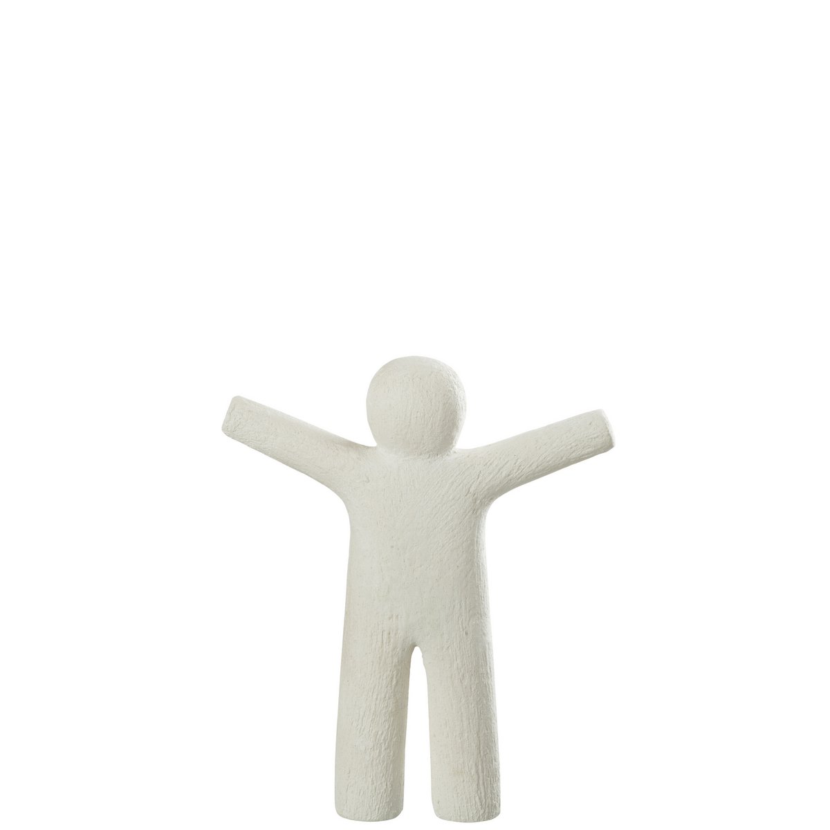 J-Line - Figuur P'Tit Maurice - Polyresine - Wit - Small