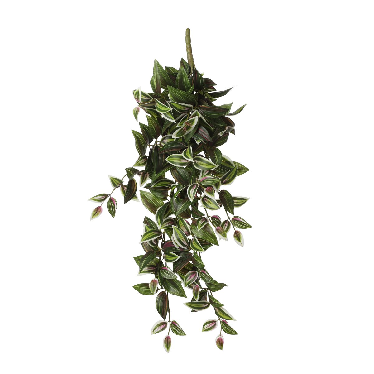 Mica Decorations - Tradescantia Kunst Hangplant - L15 x B20 x H54 cm - Groen