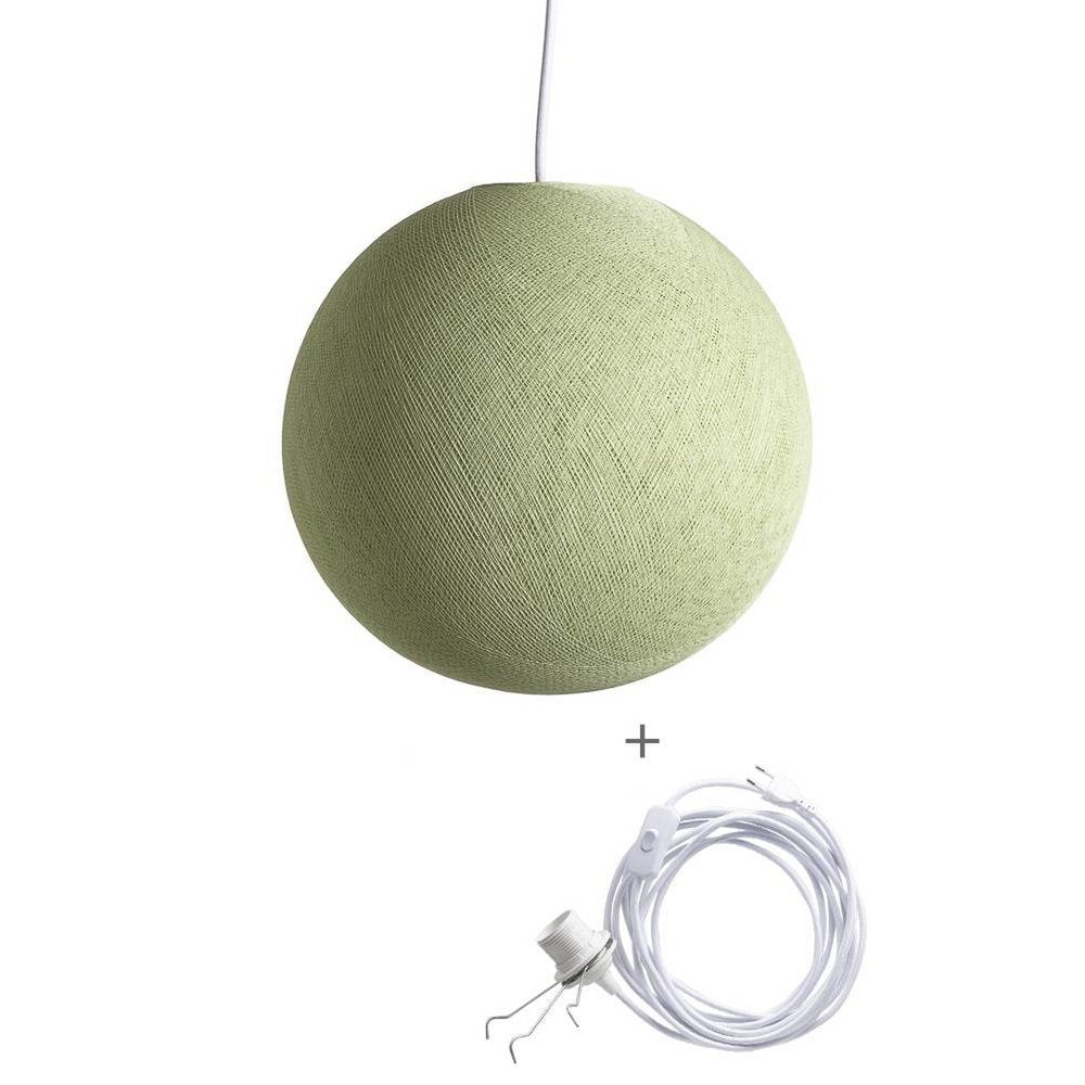 Cotton Ball Lights - Wandering Lamp - Powder Green - 31 cm (M)