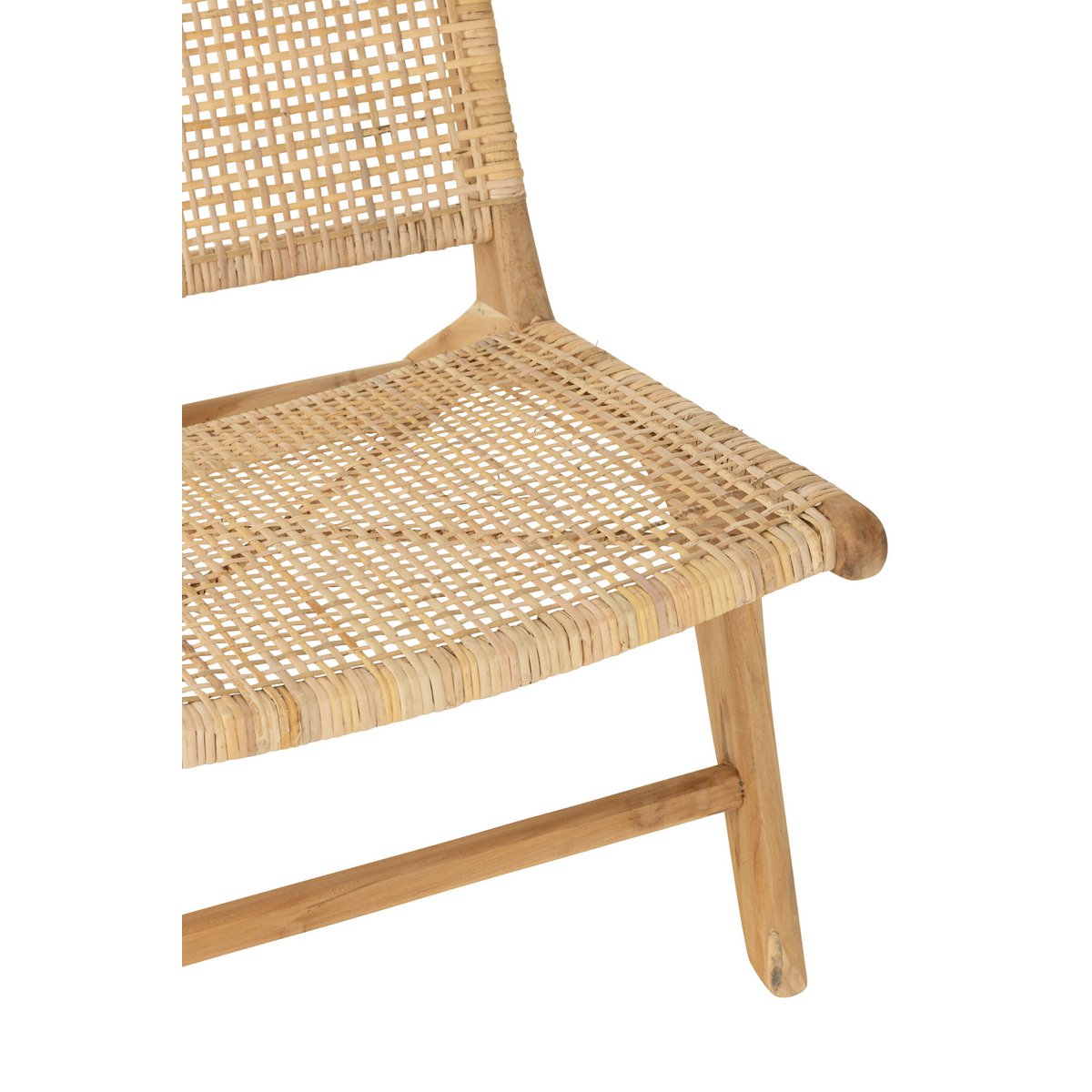 J-Line - Fauteuil Geweven - Hout - Naturel