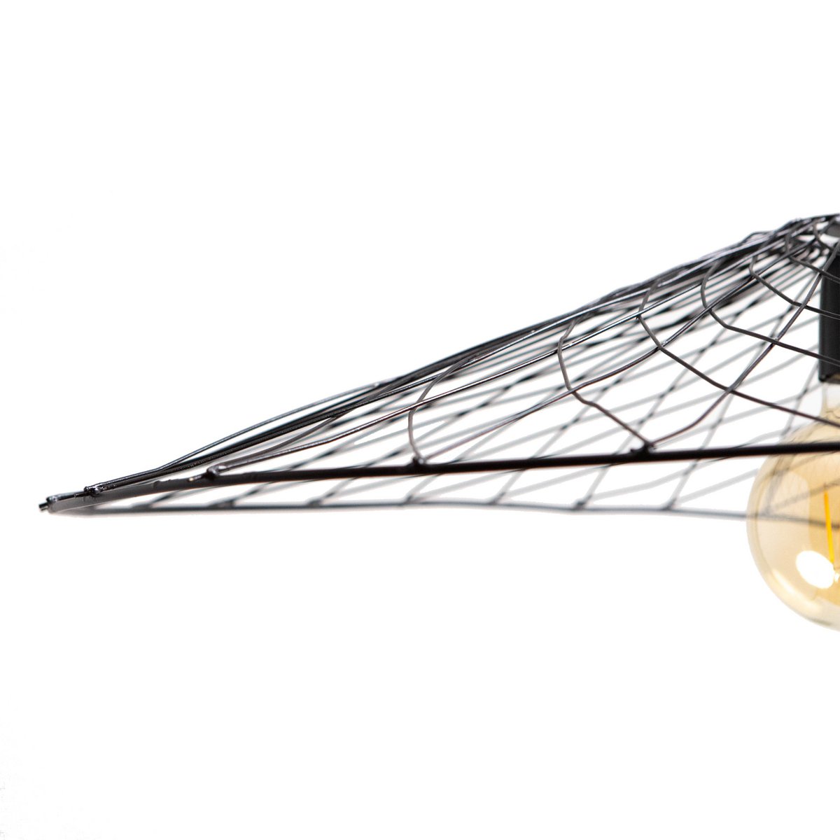 1304 Design - Hanglamp OLIVER mat zwart 70x60x15cm