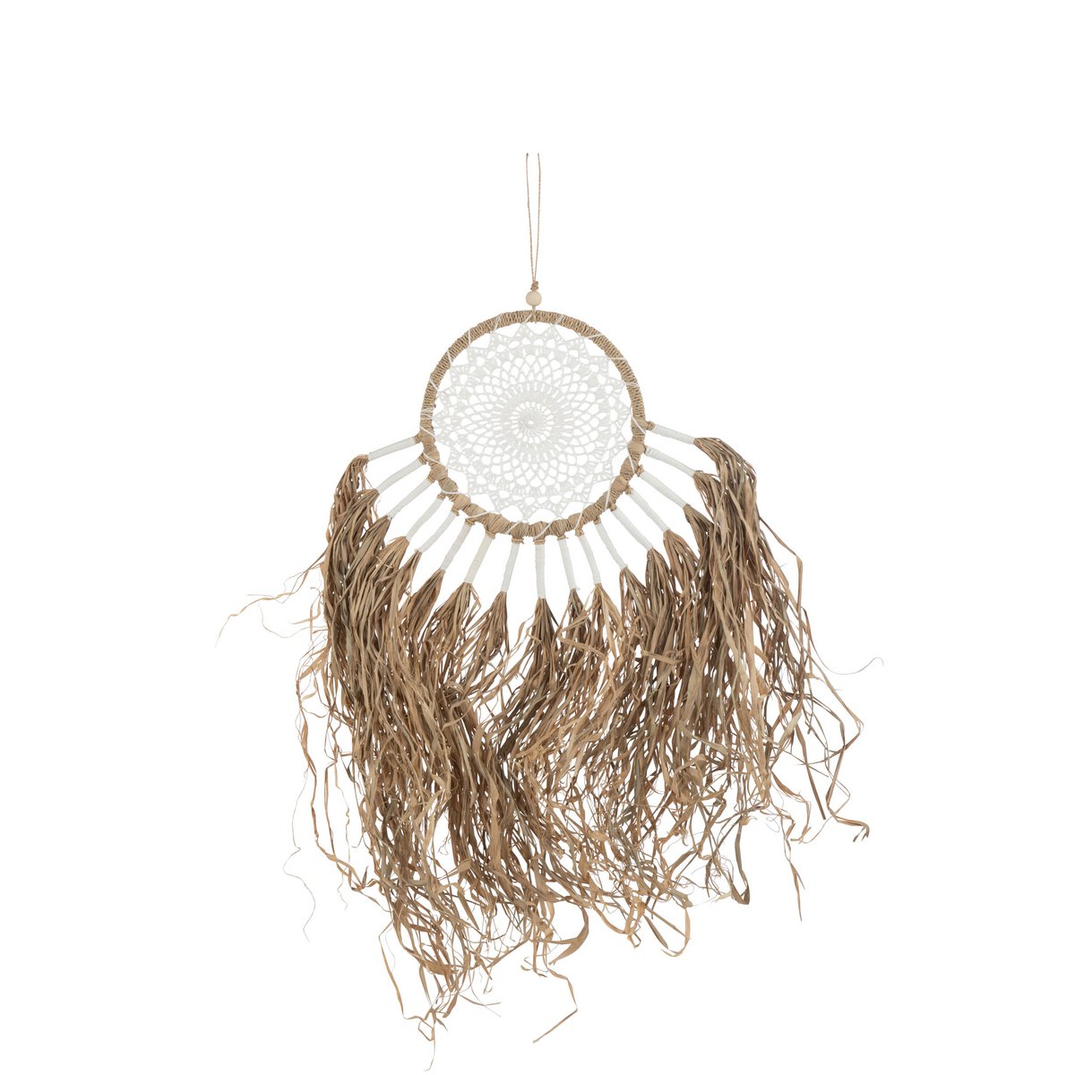 J-Line - Droomvanger Fringes - Raffia - Natural