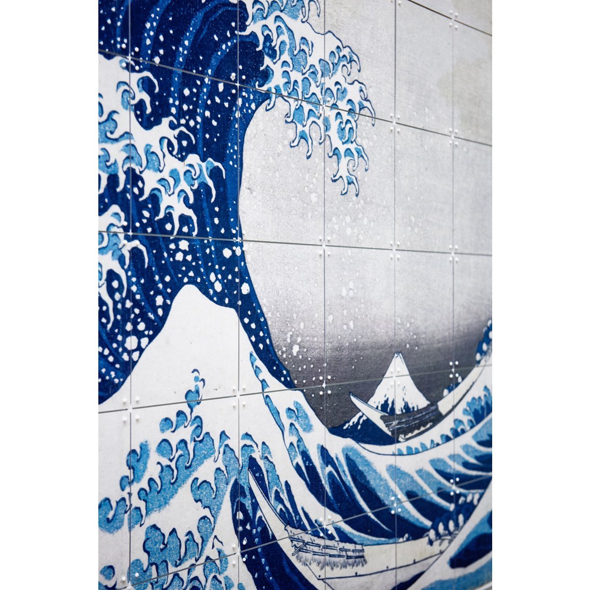 IXXI - The Great Wave Wall art - Poster - Wanddecoratie - S - blue