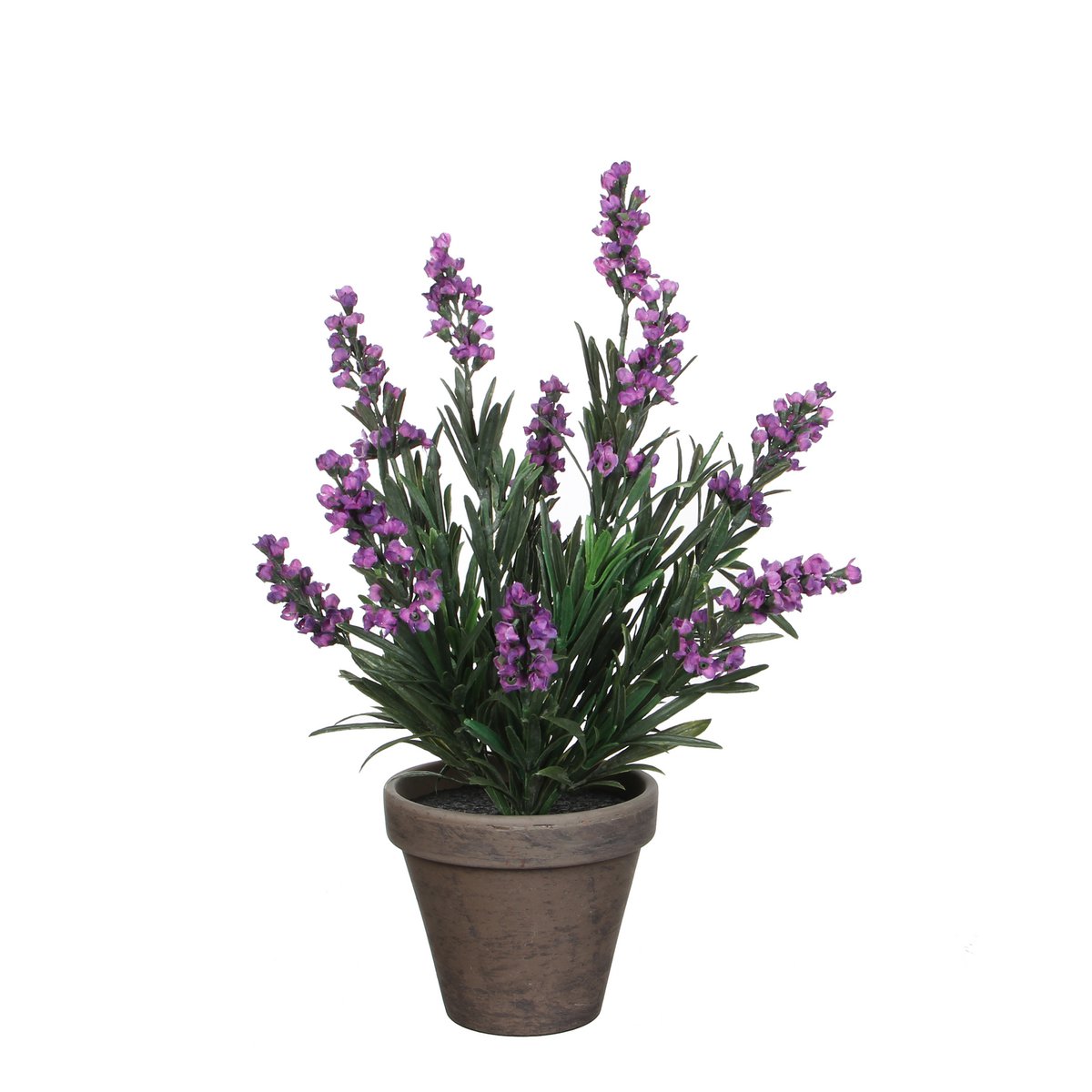 Mica Decorations - Lavendel Kunstplant in Bloempot Stan - H33 x Ø20 cm - Paars