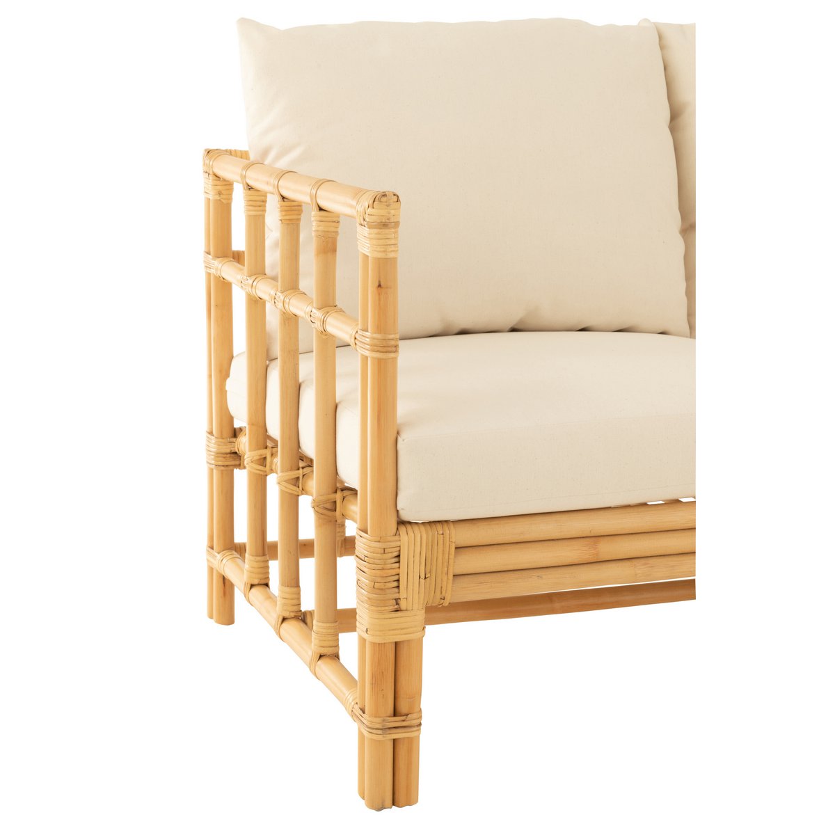 J-Line - Sofa 'Elise' (2-Personen, Weiß)