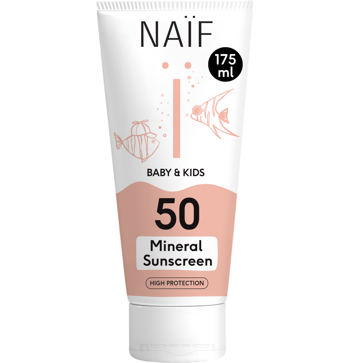 Naïf - Minerale Zonnebrandcrème voor Baby & Kids Factor 50 175ML