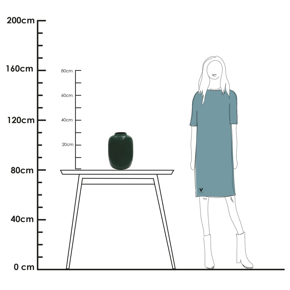 Vase the World - Vaas - Artic bright green