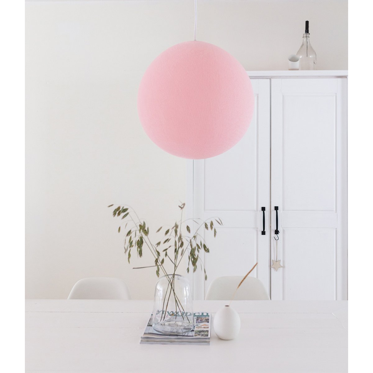 Cotton Ball Lights - Hanglamp - Light Pink - XL (41cm)